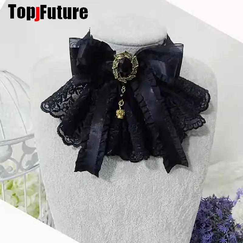 Elegant Women Men Steampunk Halloween Lolita Retro Lace Bow Tie Bow Tie Punk Y2K Girl Necktie Accessories Goth Tie collar
Elegant Women Men Steampunk Halloween Lolita Retro Lace Bow Tie Bow Tie Punk Y2K Girl Necktie Accessories Goth Tie collar