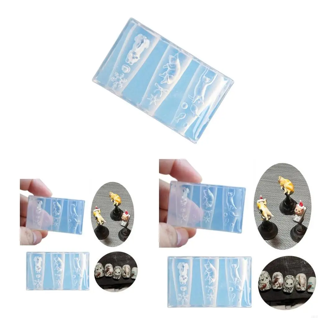 Creative Art Silicone Mould for Easy Pattern and Designs Creation Soft Materials Fit Various Shapes and Length
Creative Art Silicone Mould for Easy Pattern and Designs Creation Soft Materials Fit Various Shapes and Length