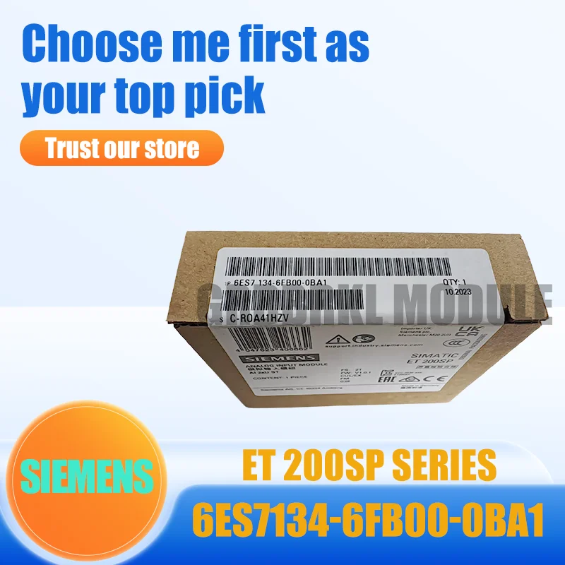 Brand New Original SIEMENS 6ES7134-6FB00-0BA1 6ES7 134-6FB00-0BA1 ET200SP Analog Input Module
Brand New Original SIEMENS 6ES7134-6FB00-0BA1 6ES7 134-6FB00-0BA1 ET200SP Analog Input Module