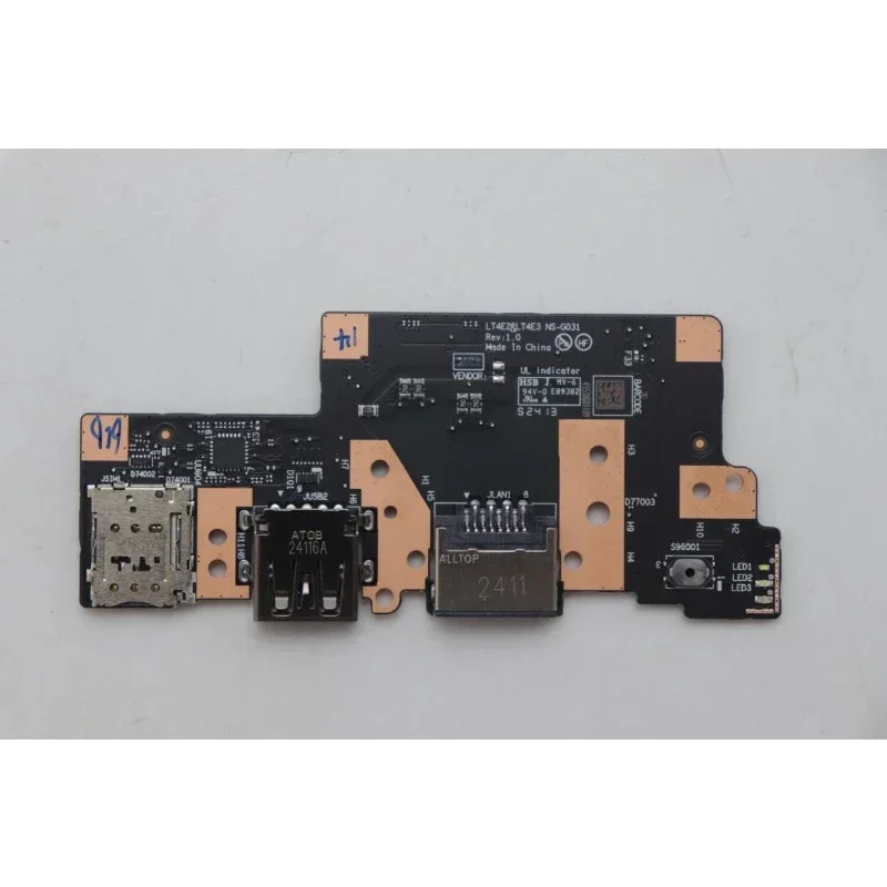 NS-G031 5C51P67039 New for ThinkPad T14 P14s Gen5 Laptop USB Reader Card Board Power Switch Button Board
NS-G031 5C51P67039 New for ThinkPad T14 P14s Gen5 Laptop USB Reader Card Board Power Switch Button Board