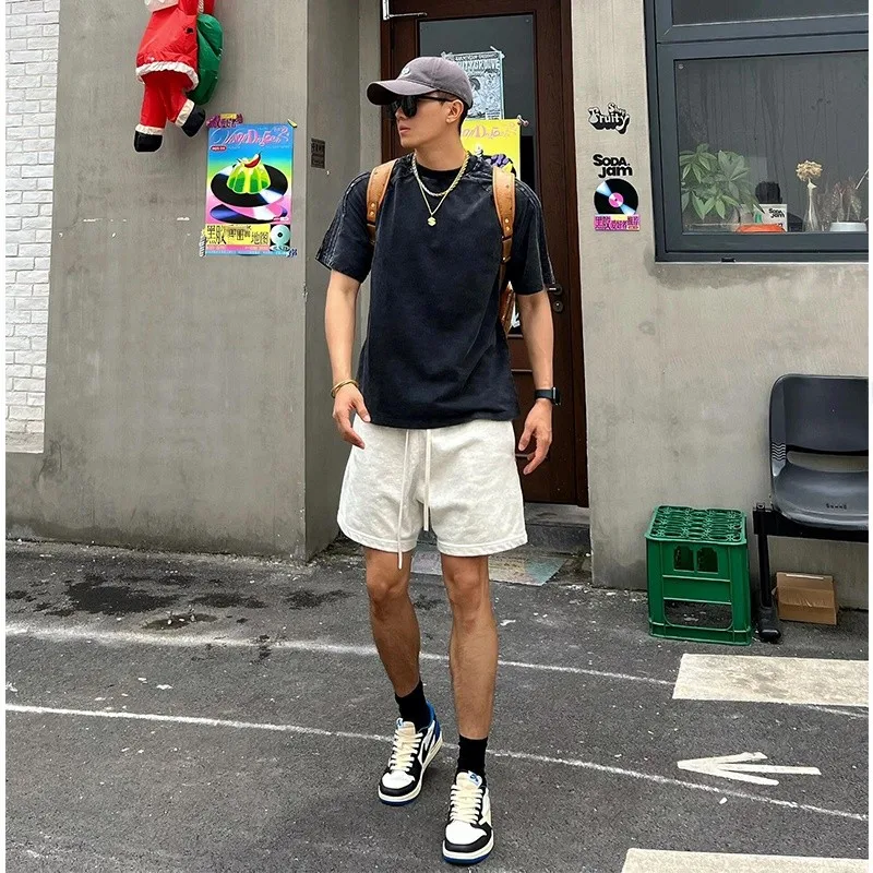 Pure Cotton ort Pants Men's Summer Youth Running Sports Baskeall Pants Casual American Trendy Brand Five-Quarter Pants
Pure Cotton ort Pants Men's Summer Youth Running Sports Baskeall Pants Casual American Trendy Brand Five-Quarter Pants