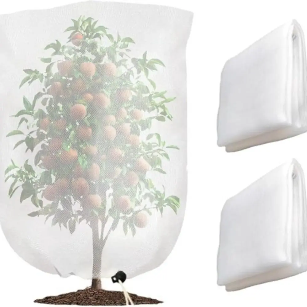 2pcs Breathable Plant Insect Protection Net Drawstring Anti-Bird Vegetable Cover Mesh Thickened Large Plant Cover Bags
2pcs Breathable Plant Insect Protection Net Drawstring Anti-Bird Vegetable Cover Mesh Thickened Large Plant Cover Bags