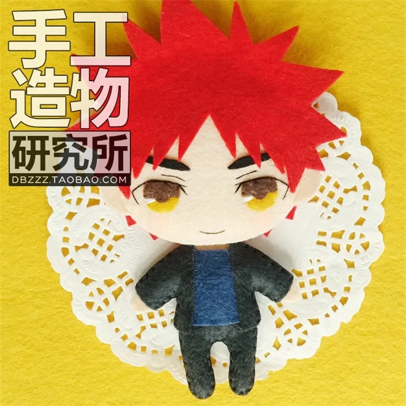 Japan Anime Shokugeki No Souma Yukihira Souma DIY Handmade Pendant Material Package Cosplay Charm Cartoon Keychain Plushie Decor