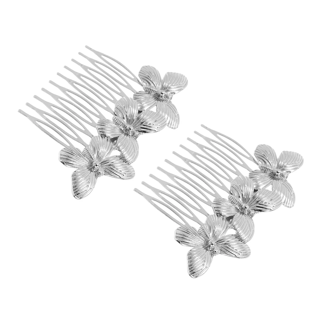 2Pcs Hair Accessories Vintage Alloy Side Silver Women Decorative Bridal Mother Day Valentine Hair Styling
2Pcs Hair Accessories Vintage Alloy Side Silver Women Decorative Bridal Mother Day Valentine Hair Styling