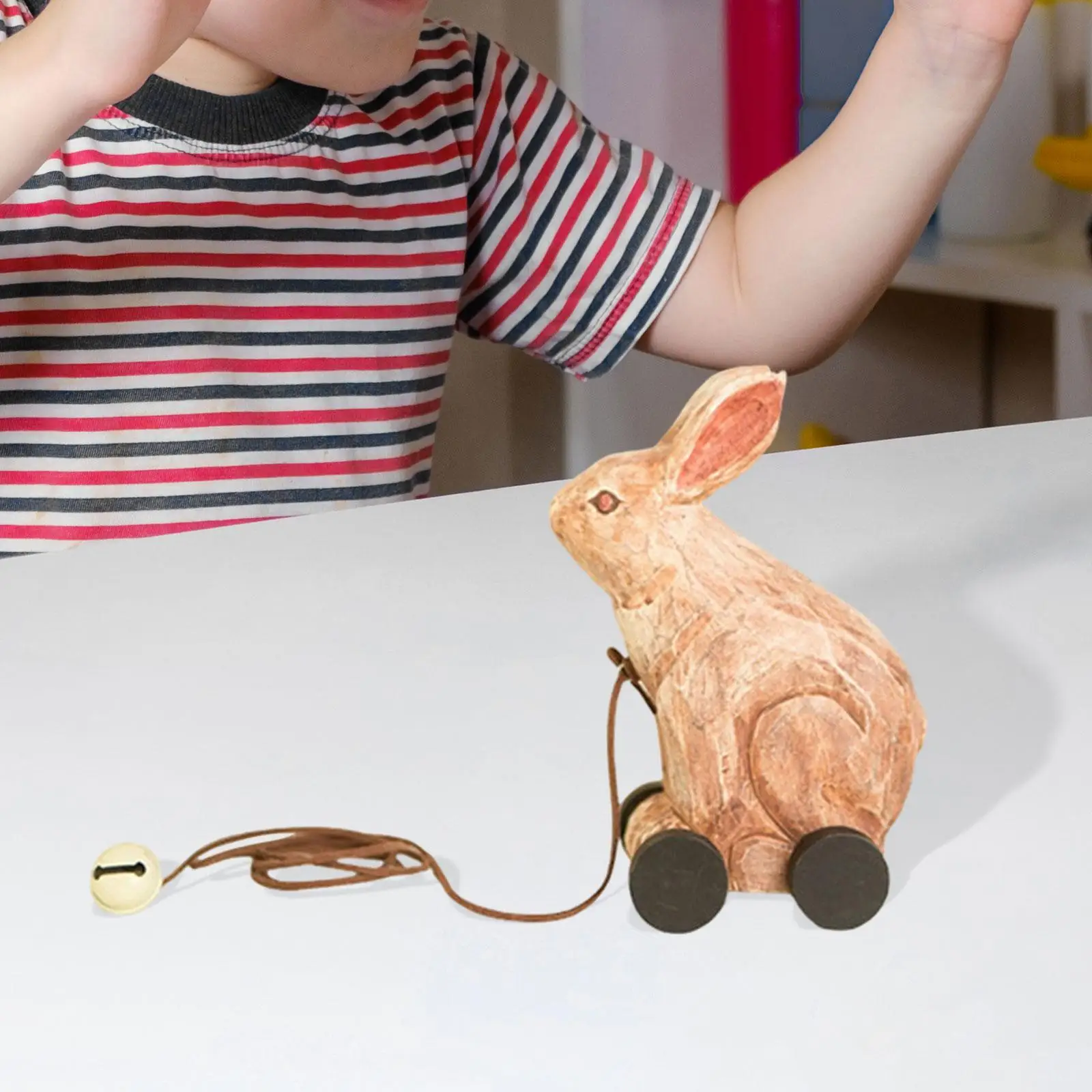 Baby Push Bunny Toy Fine Motor Skill Push and Pull Toy Hand Eye Coordination Ability Develop Grip for Boys Girls Preschool
Baby Push Bunny Toy Fine Motor Skill Push and Pull Toy Hand Eye Coordination Ability Develop Grip for Boys Girls Preschool