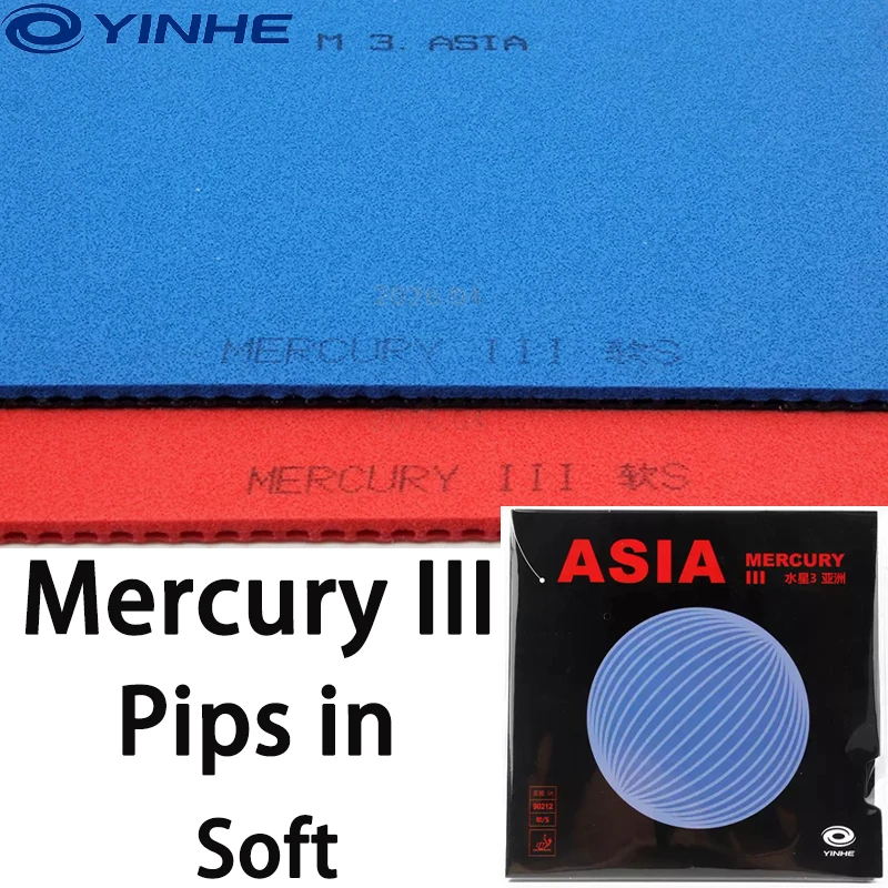 YINHE Table Tennis Rubber Sheet Mercury 3 Ping Pong Rubber Front Backhand Large Hole Cake Sponge Attack Ping Pong Pips In
YINHE Table Tennis Rubber Sheet Mercury 3 Ping Pong Rubber Front Backhand Large Hole Cake Sponge Attack Ping Pong Pips In