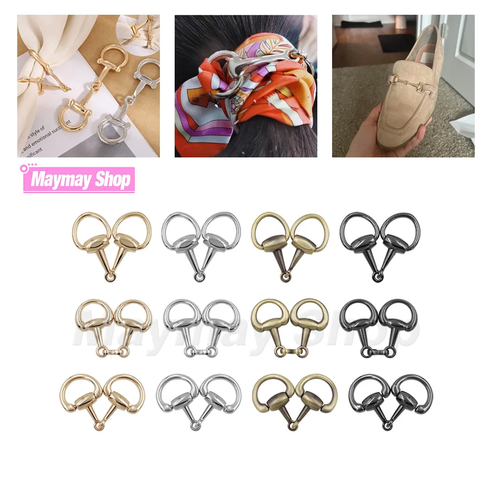 Metal Front Panel Horse Street Buckle One Word Chain Silk Scarf Pair Buckle Luggage Accessories For Shoes Bag Hats Accessories
Metal Front Panel Horse Street Buckle One Word Chain Silk Scarf Pair Buckle Luggage Accessories For Shoes Bag Hats Accessories