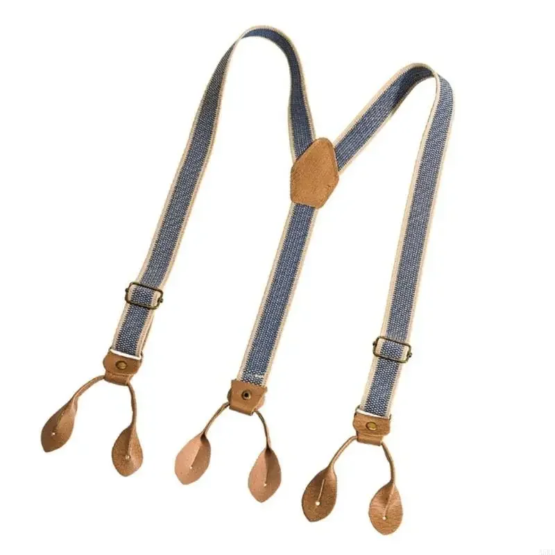 Retros Elastic Buttons Suspenders Fashion Unisex Suspenders Men Wide Suspenders for Fashion Enthusiasts
Retros Elastic Buttons Suspenders Fashion Unisex Suspenders Men Wide Suspenders for Fashion Enthusiasts
