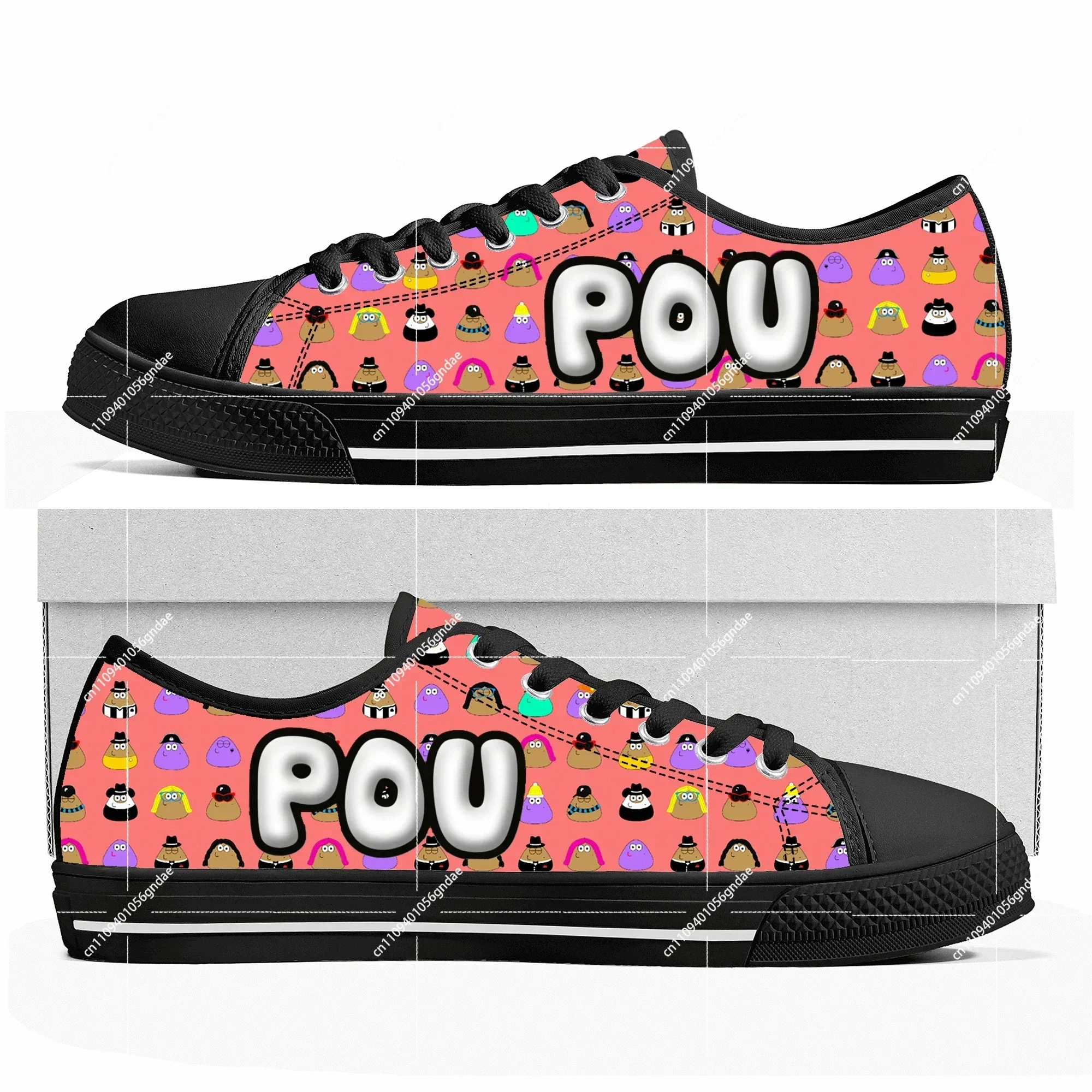 Hot Cartoon Animation POU Custom Low Top Sneakers Game Womens Mens Teenager Shoes Casual Tailor Made Canvas Sneaker
Hot Cartoon Animation POU Custom Low Top Sneakers Game Womens Mens Teenager Shoes Casual Tailor Made Canvas Sneaker