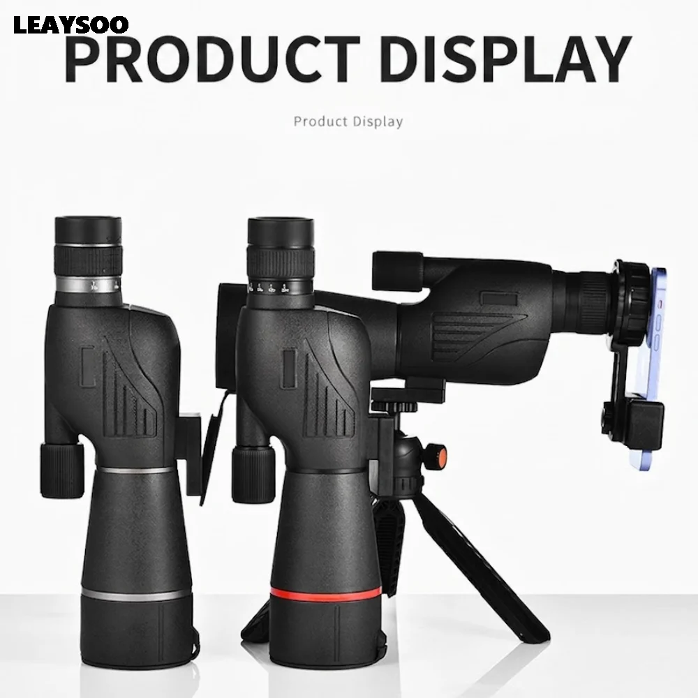 Professional 25-75x60 Monocular Long Range Spotting Scope for Target Shooting Birdwatching Telescope with Tripod BAK4 Prism ED
Professional 25-75x60 Monocular Long Range Spotting Scope for Target Shooting Birdwatching Telescope with Tripod BAK4 Prism ED