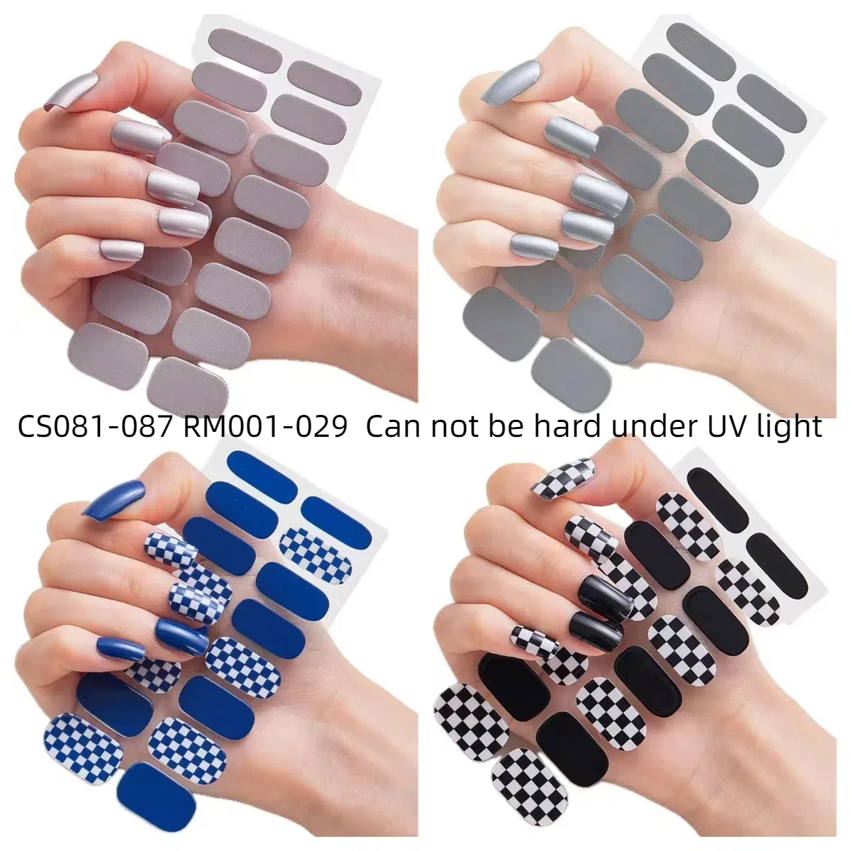 Can not be hard under UV light Nail Stickers Metallic feeling Solid Color Nail Stickers Simple Blooming Waterproof Nail Stickers
Can not be hard under UV light Nail Stickers Metallic feeling Solid Color Nail Stickers Simple Blooming Waterproof Nail Stickers