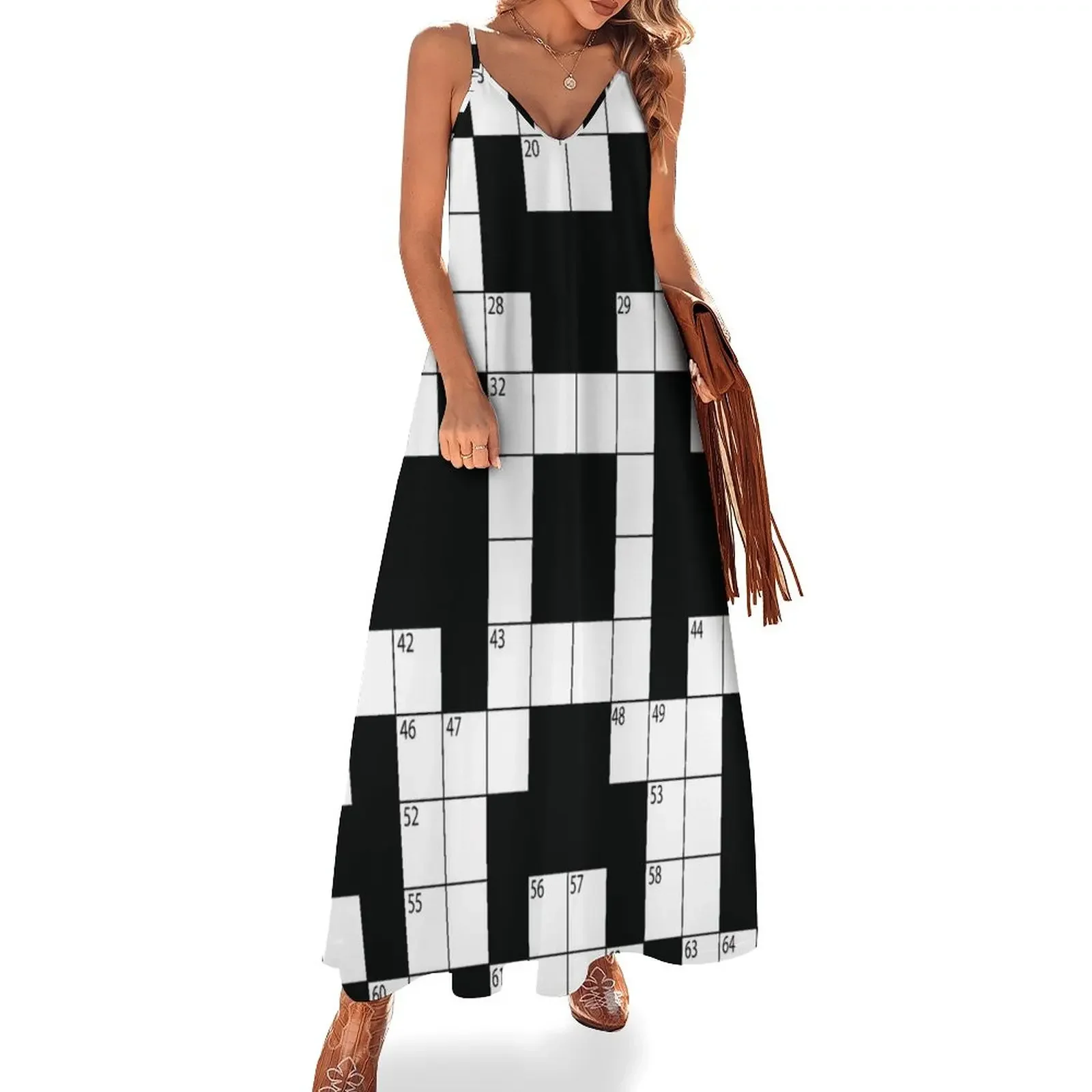 CROSSWORD by Bruce Ashman Baker Sleeveless Dress dresses korean style Evening gown Dress
CROSSWORD by Bruce Ashman Baker Sleeveless Dress dresses korean style Evening gown Dress