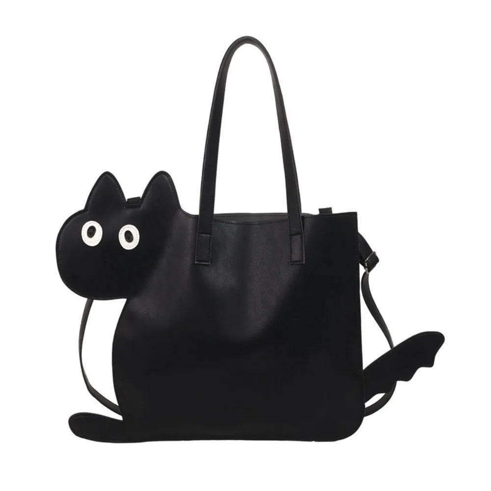 Сумка для офисного работника в корейском стиле, большая вместительная сумка для щенка, милая плоская сумка с черным котом, сумка из искусственной кожи с изображением котенка, уличная сумка
Сумка для офисного работника в корейском стиле, большая вместительная сумка для щенка, милая плоская сумка с черным котом, сумка из искусственной кожи с изображением котенка, уличная сумка