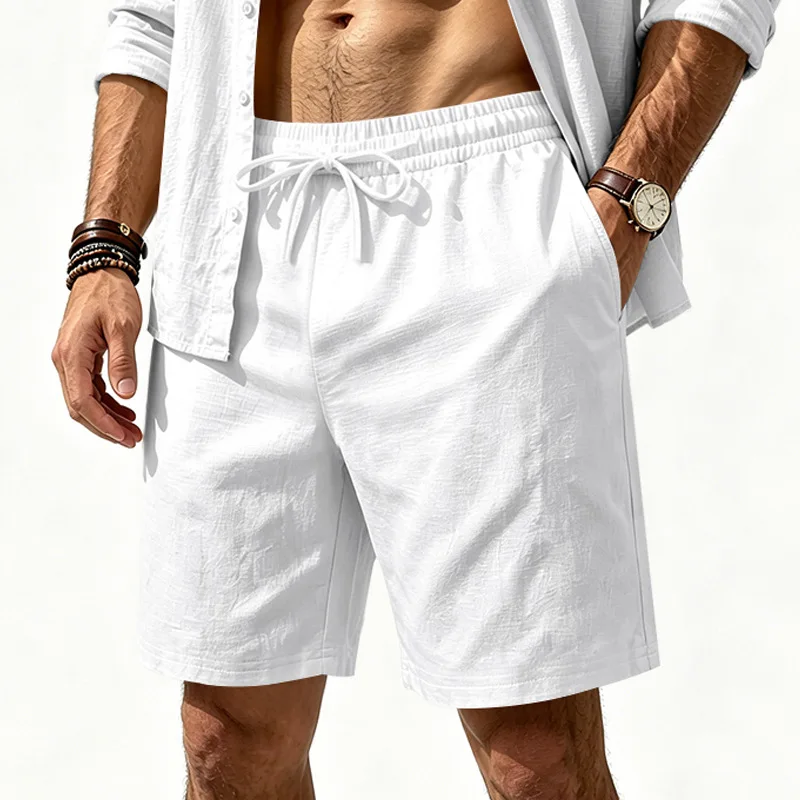 European and American elastic waist drawstring outdoor vacation men's shorts summer shorts beach loose five-point shorts
European and American elastic waist drawstring outdoor vacation men's shorts summer shorts beach loose five-point shorts