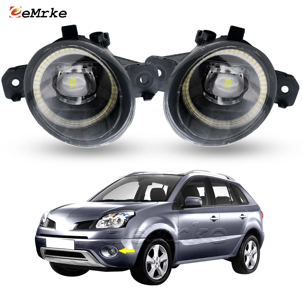 Светодиодные противотуманные фары Angel Eyes DRL для Renault Koleos Samsung QM5 H45 2008 2009 2010 2011 PTF с прозрачными линзами Автомобильные дневные ходовые огни
Светодиодные противотуманные фары Angel Eyes DRL для Renault Koleos Samsung QM5 H45 2008 2009 2010 2011 PTF с прозрачными линзами Автомобильные дневные ходовые огни