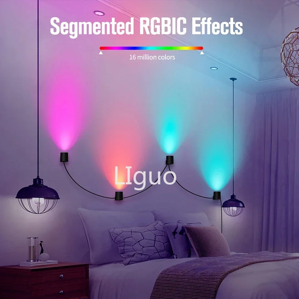 Bluetooth/Wifi Remote control rgb wall lamp 24W 4/6PCS RGB smart wall light Indoor wall sconce Lighting Fixture Home Decoration
Bluetooth/Wifi Remote control rgb wall lamp 24W 4/6PCS RGB smart wall light Indoor wall sconce Lighting Fixture Home Decoration