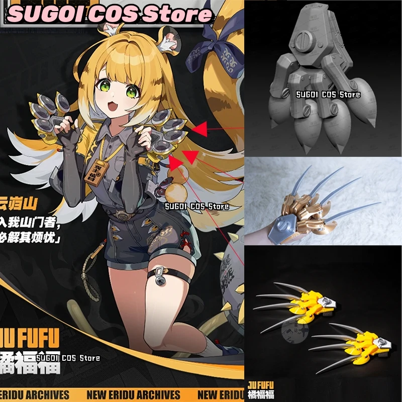 Zenless Zone Zero Ju Fufu Cosplay Costumes Prop Articulated Finger Armor Stl Files Ju Fufu Role-play Mechanical claws Props Suit
Zenless Zone Zero Ju Fufu Cosplay Costumes Prop Articulated Finger Armor Stl Files Ju Fufu Role-play Mechanical claws Props Suit