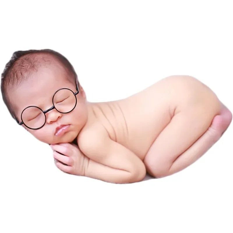 Baby Photo Prop Glasses - Newborn Fake Spectacles with Soft Nose Pad -Halloween & Christmas Cosplay Anexo de fotografía neonatal
Baby Photo Prop Glasses - Newborn Fake Spectacles with Soft Nose Pad -Halloween & Christmas Cosplay Anexo de fotografía neonatal