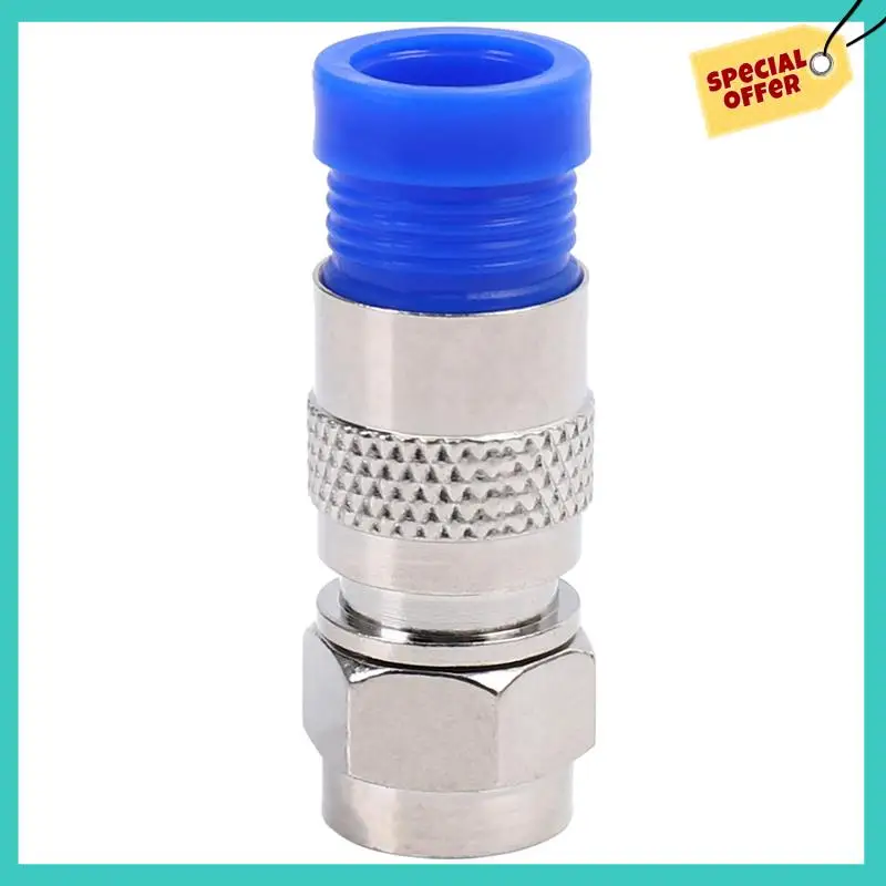 -ABHW 150PCS RG6 Compression Connectors Coaxial Cable Waterproof Connection F Compression Connector RG6 Coaxial Compression
-ABHW 150PCS RG6 Compression Connectors Coaxial Cable Waterproof Connection F Compression Connector RG6 Coaxial Compression