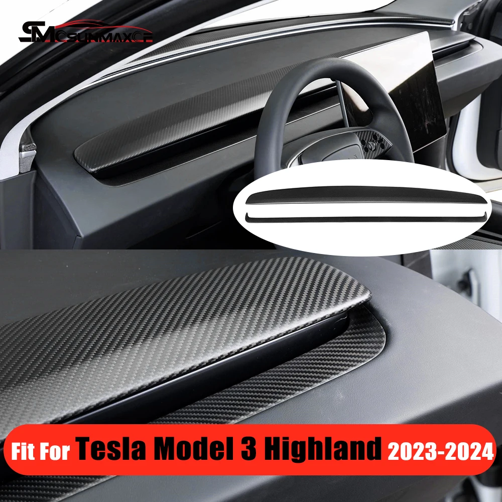 2pcs Carbon Fiber Interior Center Dashboard Panel Decoration Cover Interior Accessories For 2024 Tesla Model 3 Highland
2pcs Carbon Fiber Interior Center Dashboard Panel Decoration Cover Interior Accessories For 2024 Tesla Model 3 Highland