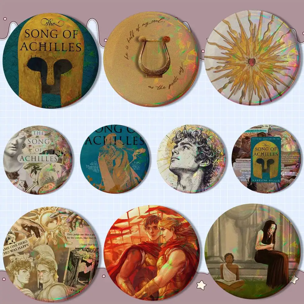 The S-Song OF Achilles-e Creative Round Badge Button Pin Bag Decor Fans Collection Friends Gift Brooch
The S-Song OF Achilles-e Creative Round Badge Button Pin Bag Decor Fans Collection Friends Gift Brooch