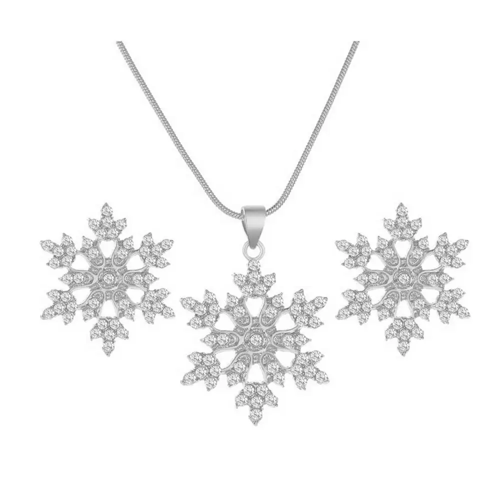 Snowflake Necklace Earrings Set Rhinestone Jewelry Crystal Dangler Lightweight Wedding Alloy Decor Elegant Gift for Women Girls
Snowflake Necklace Earrings Set Rhinestone Jewelry Crystal Dangler Lightweight Wedding Alloy Decor Elegant Gift for Women Girls