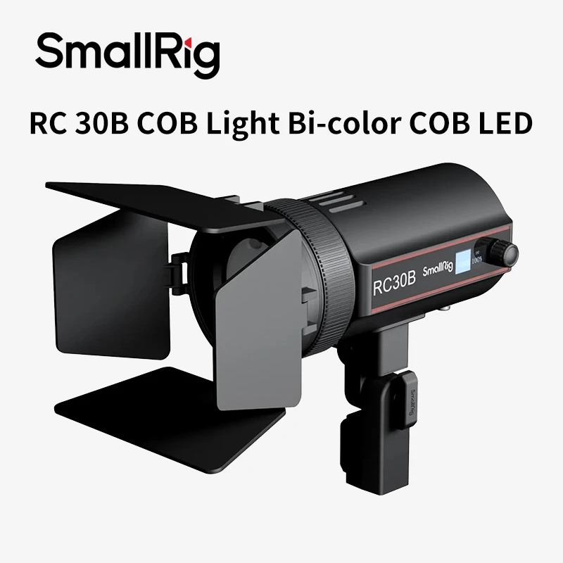 SmallRig RC 30B COB Light with 30W Beam Angle Adjustable Bi-color COB LED Video Light 2700K-6500K Ultra-high Brightness 4280
SmallRig RC 30B COB Light with 30W Beam Angle Adjustable Bi-color COB LED Video Light 2700K-6500K Ultra-high Brightness 4280
