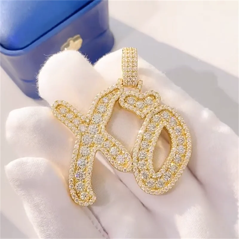 FP1744 Lefei Exquisite Luxury Trendy Classic Moissanite Design Hiphop Letter XO Pendant Necklace Unisex s925 Silver Jewelry Gift
FP1744 Lefei Exquisite Luxury Trendy Classic Moissanite Design Hiphop Letter XO Pendant Necklace Unisex s925 Silver Jewelry Gift