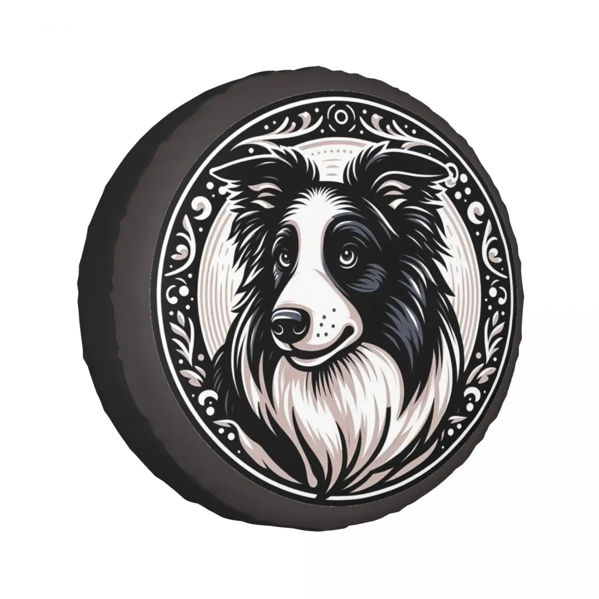 Custom Border Collie Black And White Herding Dog Spare Tire Cover for Car Pajero 4x4 Wheel Protector Covers 14" 15" 16" 17" Inch
Custom Border Collie Black And White Herding Dog Spare Tire Cover for Car Pajero 4x4 Wheel Protector Covers 14" 15" 16" 17" Inch