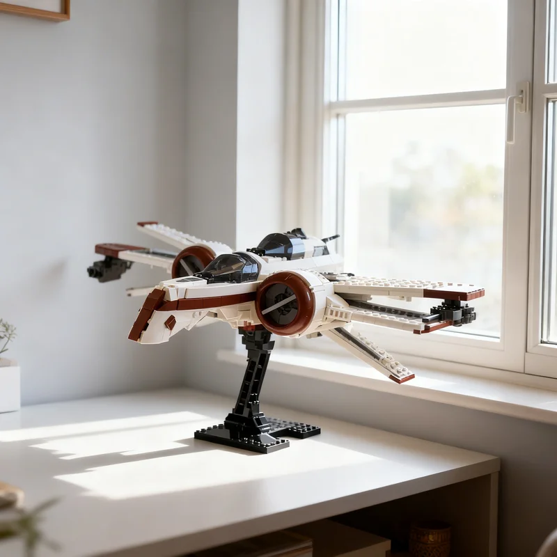 1053pcs MOC ARC 170 Star Battle Model Building Blocks DIY Gift Creative Collectible Display Decor Premium Adult Kids Desk Home
1053pcs MOC ARC 170 Star Battle Model Building Blocks DIY Gift Creative Collectible Display Decor Premium Adult Kids Desk Home