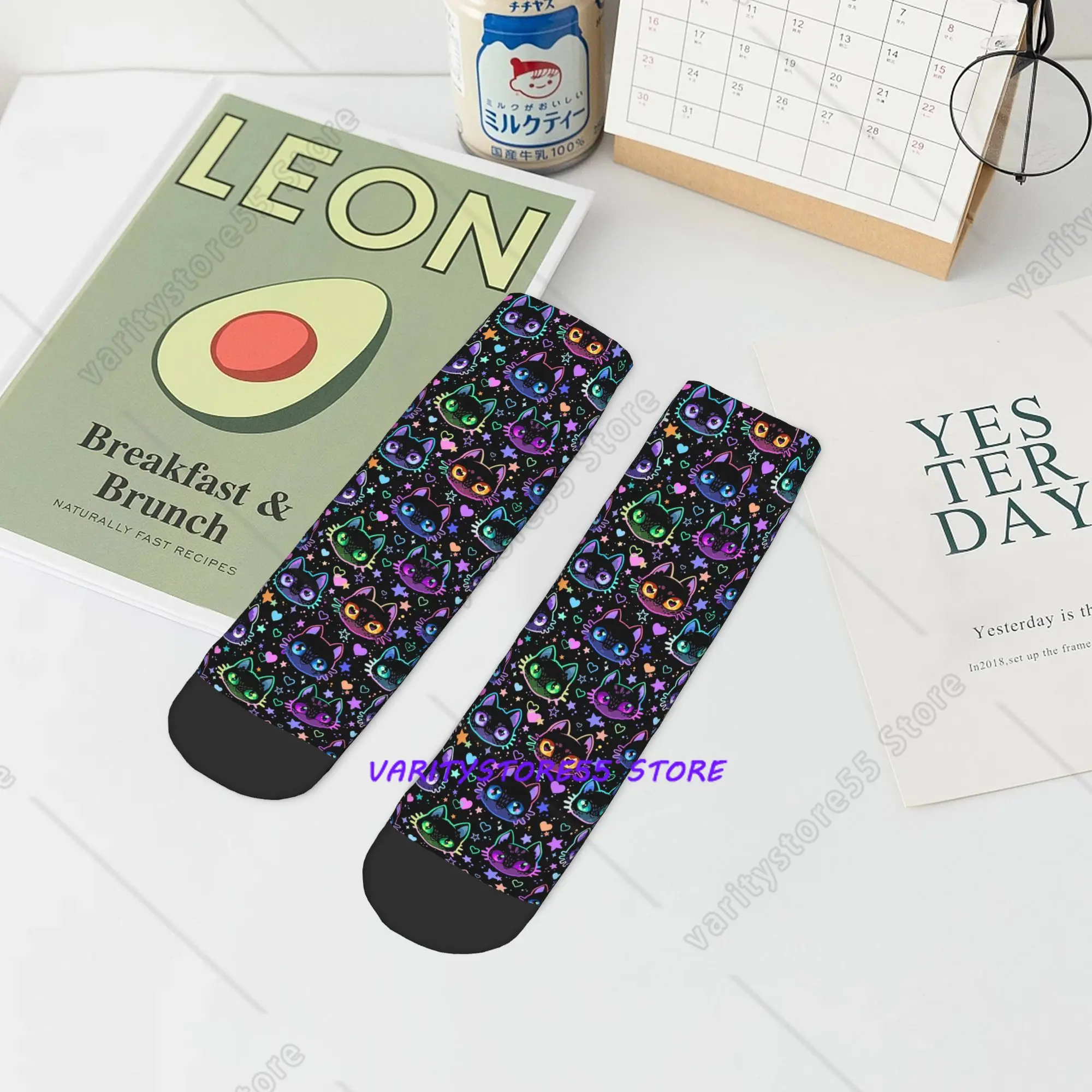 Colorful Cat Silhouettes Cartoon Black Cats Socks Harajuku Super Soft Stockings All Season Socks Accessories for Unisex Gifts
Colorful Cat Silhouettes Cartoon Black Cats Socks Harajuku Super Soft Stockings All Season Socks Accessories for Unisex Gifts