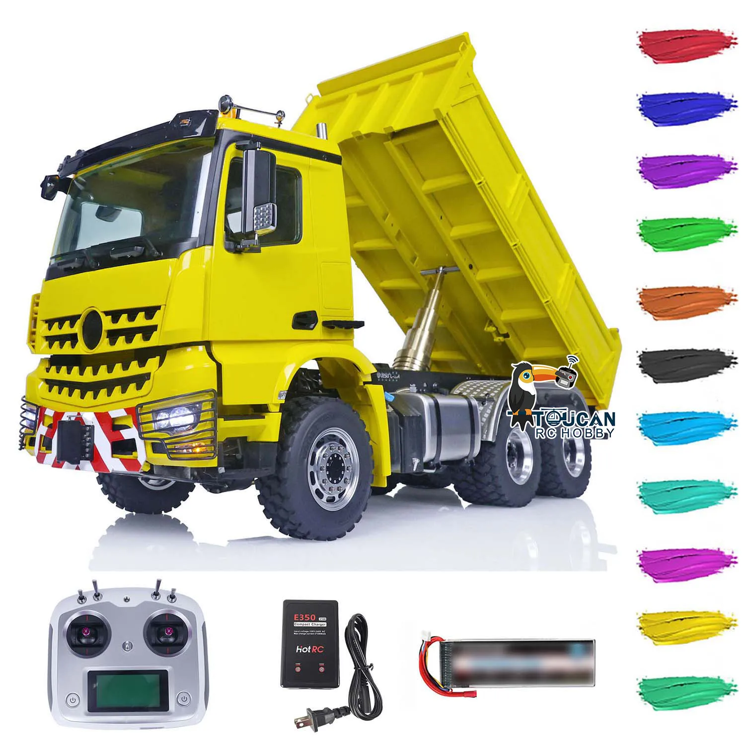 1/14 6X6 LESU RC Гидравлический самосвал RTR Самосвал Fusion PRO Бесщеточный двигатель Обновление строительной модели автомобиля
1/14 6X6 LESU RC Гидравлический самосвал RTR Самосвал Fusion PRO Бесщеточный двигатель Обновление строительной модели автомобиля