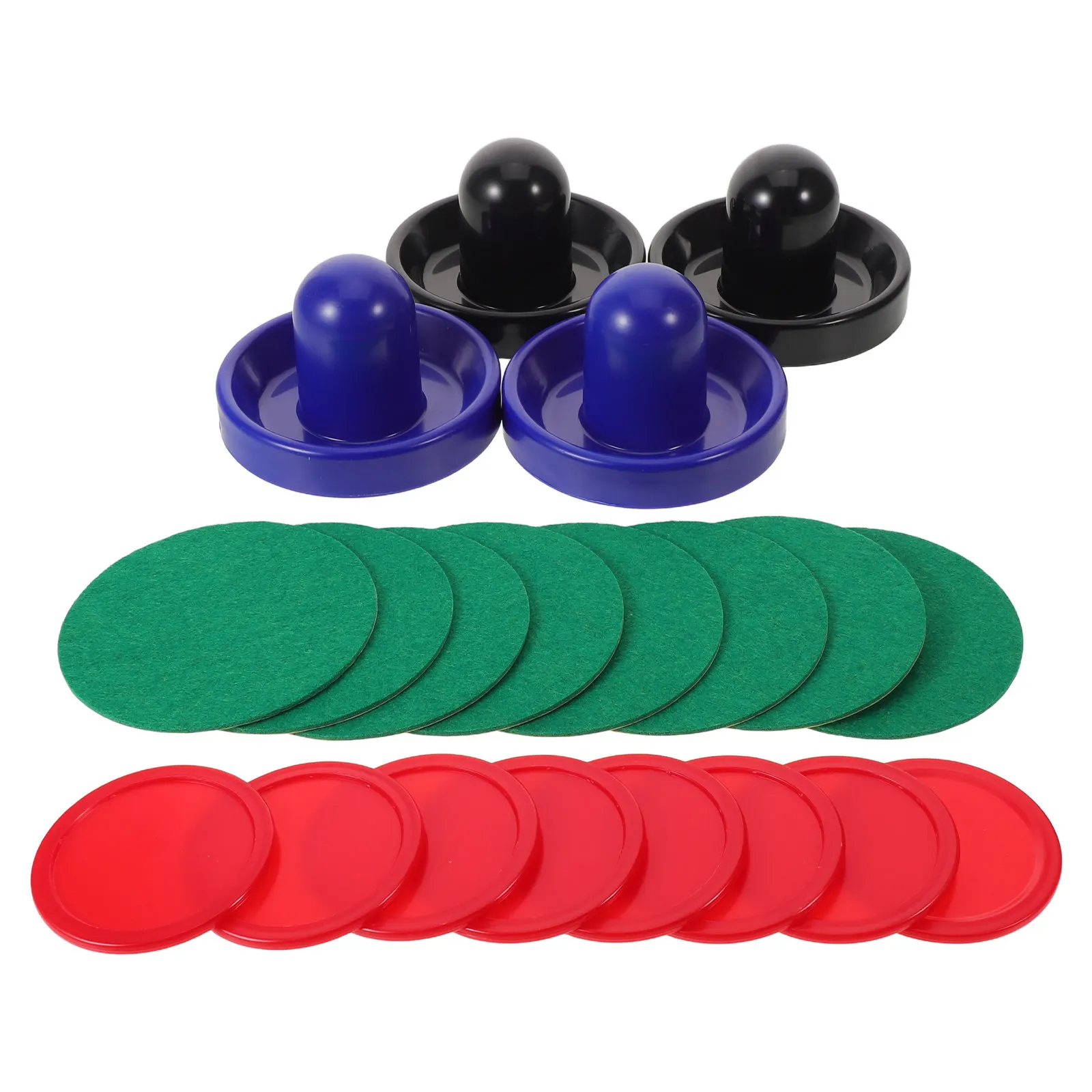 2Sets Table Hockey Accessories Air Hockey Pushers Pucks Plastic Replacement Pads Indoor Game Parts for Family Recreation
2Sets Table Hockey Accessories Air Hockey Pushers Pucks Plastic Replacement Pads Indoor Game Parts for Family Recreation