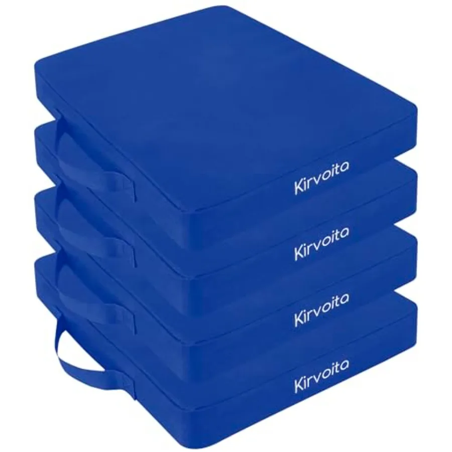 Portable Bleacher Seat Cushions 4 Pack, Waterproof Oxford Fabric Filled with High Density PU Foam
Portable Bleacher Seat Cushions 4 Pack, Waterproof Oxford Fabric Filled with High Density PU Foam
