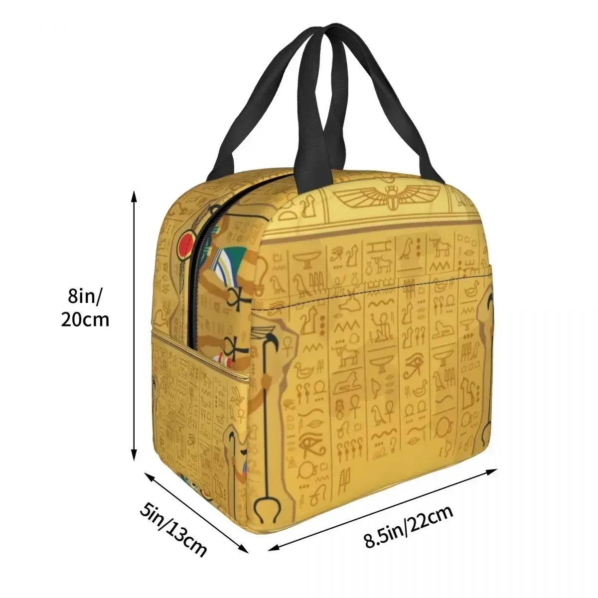 Egyptian Hieroglyphics Thermal Insulated Lunch Bag Women Egypt Resuable Lunch Container Outdoor Camping Travel Storage Food Box
Egyptian Hieroglyphics Thermal Insulated Lunch Bag Women Egypt Resuable Lunch Container Outdoor Camping Travel Storage Food Box