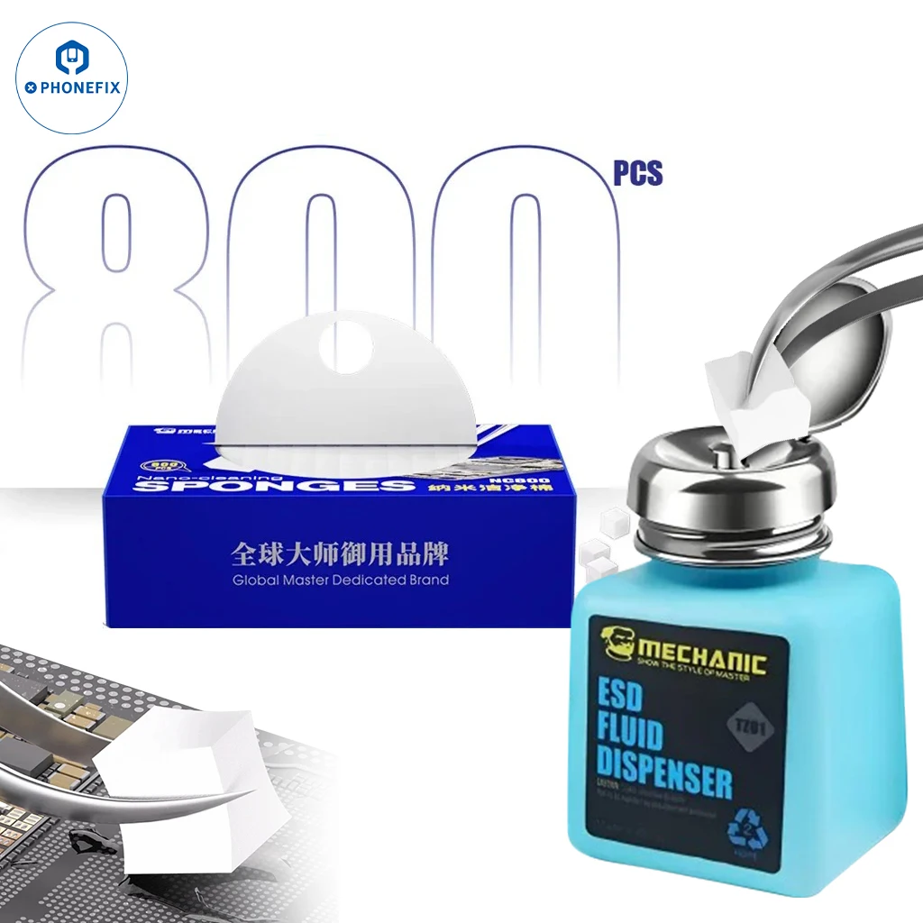 Механические наночистящие губки без желоба, прецизионные пинцеты для бутылок с спиртом, многофункциональные инструменты для очистки масла с припой на печатной плате
Механические наночистящие губки без желоба, прецизионные пинцеты для бутылок с спиртом, многофункциональные инструменты для очистки масла с припой на печатной плате