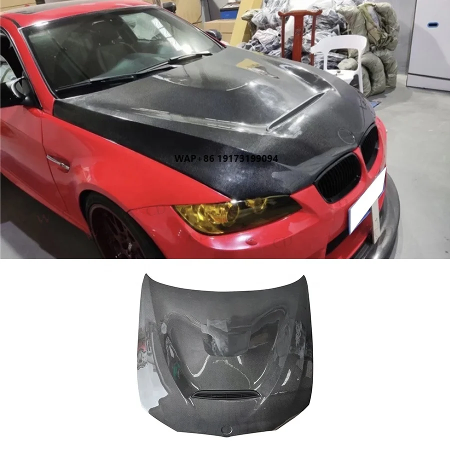 E92 GTS Style Carbon Fiber Front Engine Bonnet Hood New Condition for B-MW 3 Series E90 E92 E93 2008+ Hood Cover Bodykit
E92 GTS Style Carbon Fiber Front Engine Bonnet Hood New Condition for B-MW 3 Series E90 E92 E93 2008+ Hood Cover Bodykit