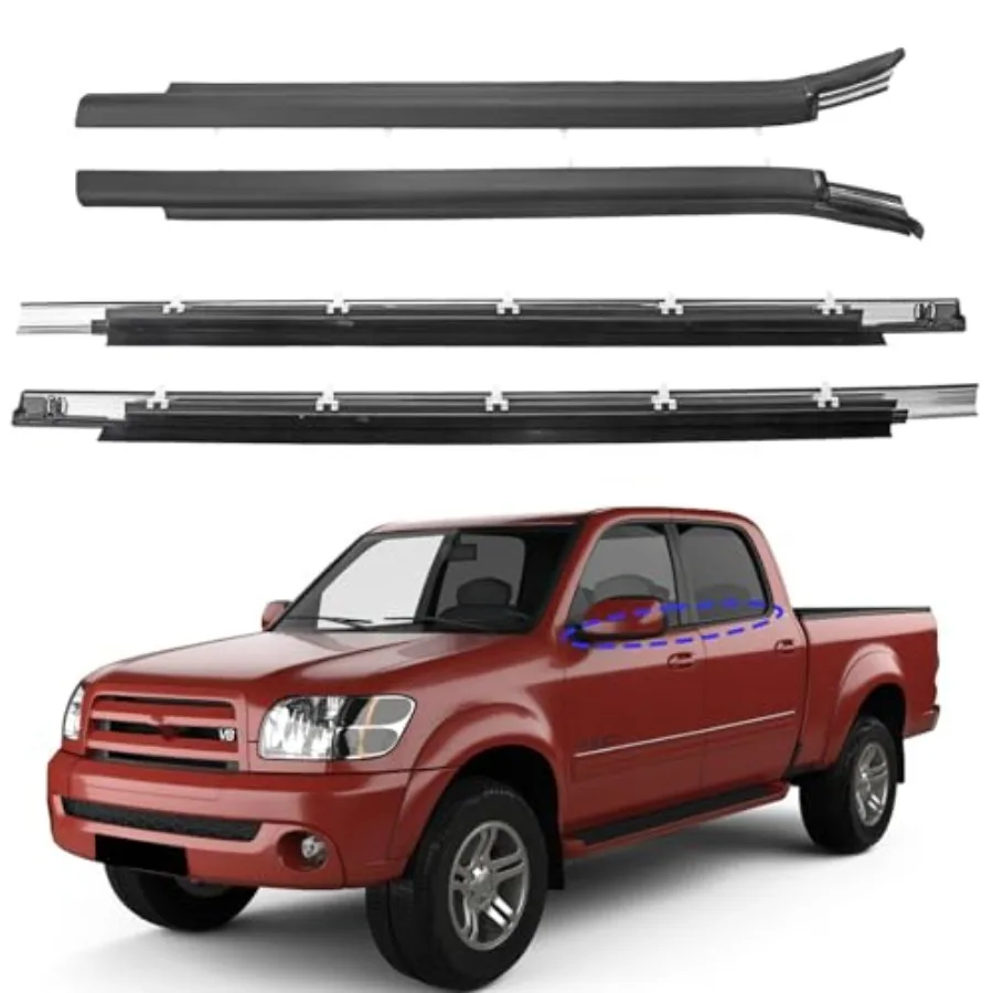Door Belt Window Molding Weatherstrip Trim Seal Belt Front and Rear Compatible with Toyota Vehicle Tundra 2000-2006 Replace# 75
Door Belt Window Molding Weatherstrip Trim Seal Belt Front and Rear Compatible with Toyota Vehicle Tundra 2000-2006 Replace# 75