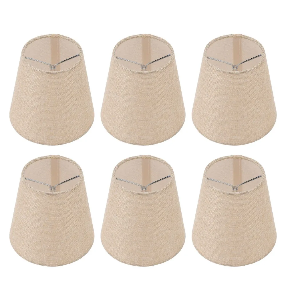 6PCS Modern Fabric Lampshade Clip On Design 5.1 inch Height Lamp Cover Wall Lamp Shade Table Lamp
6PCS Modern Fabric Lampshade Clip On Design 5.1 inch Height Lamp Cover Wall Lamp Shade Table Lamp