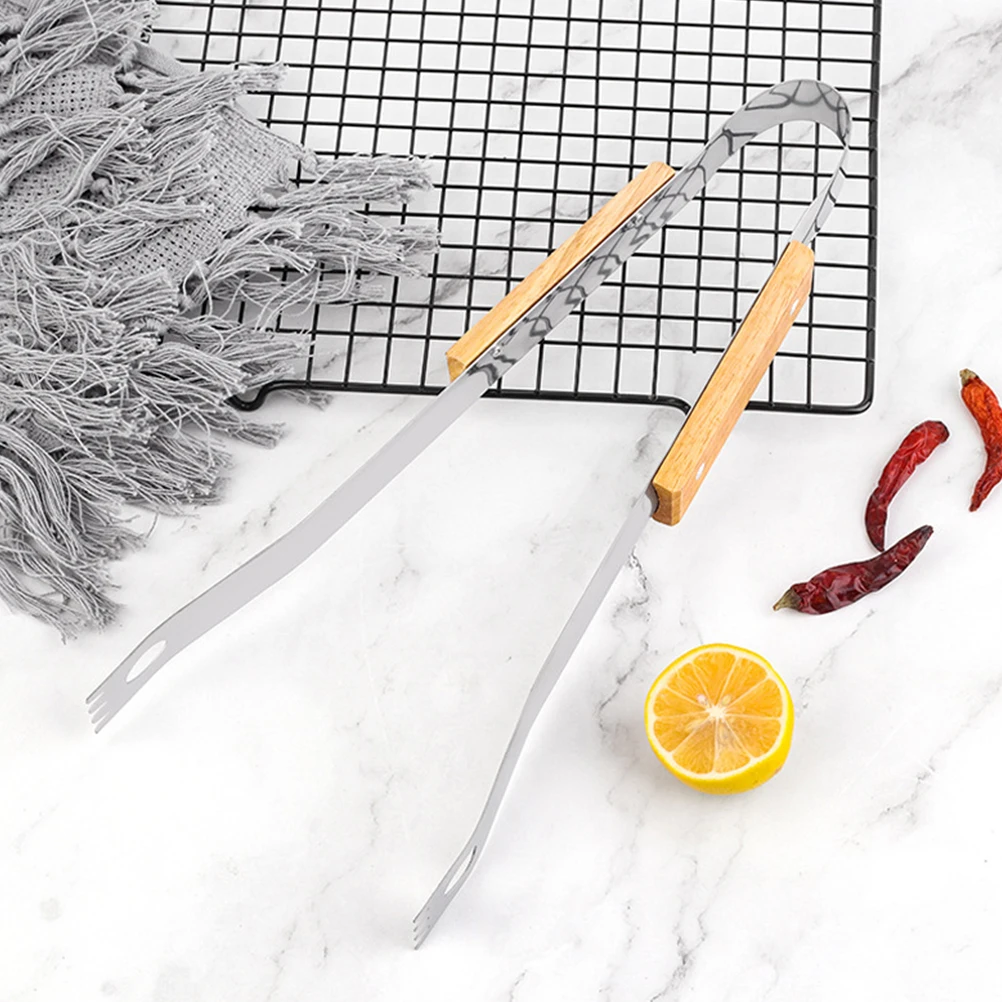 Stainless Steel Barbecue Tool Set BBQ Accessories for Grilling Meat Tools Outdoor Utensils Kit Portable Storage Bag Wooden 
Stainless Steel Barbecue Tool Set BBQ Accessories for Grilling Meat Tools Outdoor Utensils Kit Portable Storage Bag Wooden