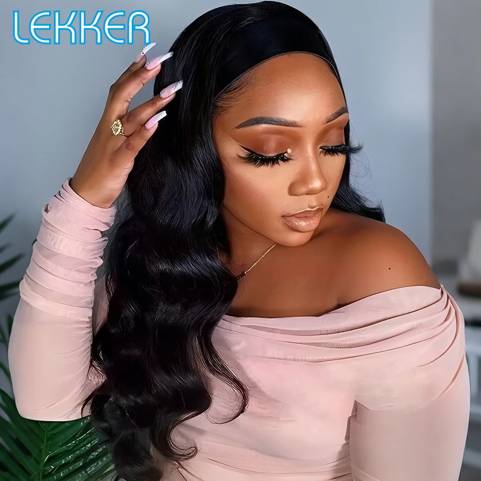 Lekker Black Headband Wig Body Wave 100% Human Hair Wigs For Women Brazilian Remy Hair Full Machine Made Half Long Wear Go Wigs
Lekker Black Headband Wig Body Wave 100% Human Hair Wigs For Women Brazilian Remy Hair Full Machine Made Half Long Wear Go Wigs