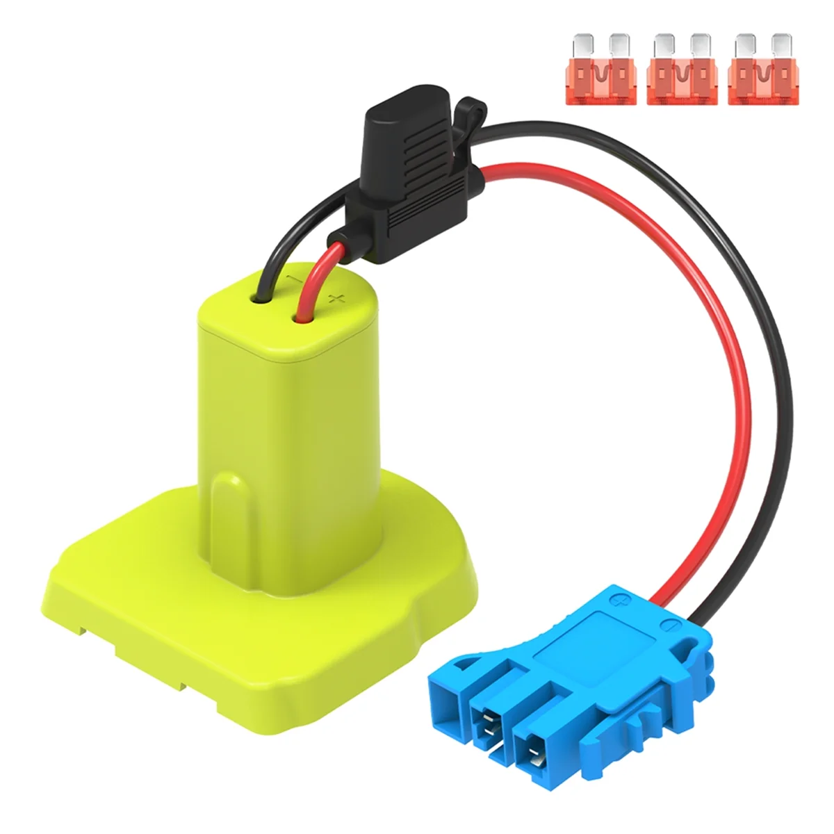 X55A- Battery Adapter for 18V Battery with Wire Harness Connector,Battery Converter with 3pcs 40A Fuses
X55A- Battery Adapter for 18V Battery with Wire Harness Connector,Battery Converter with 3pcs 40A Fuses