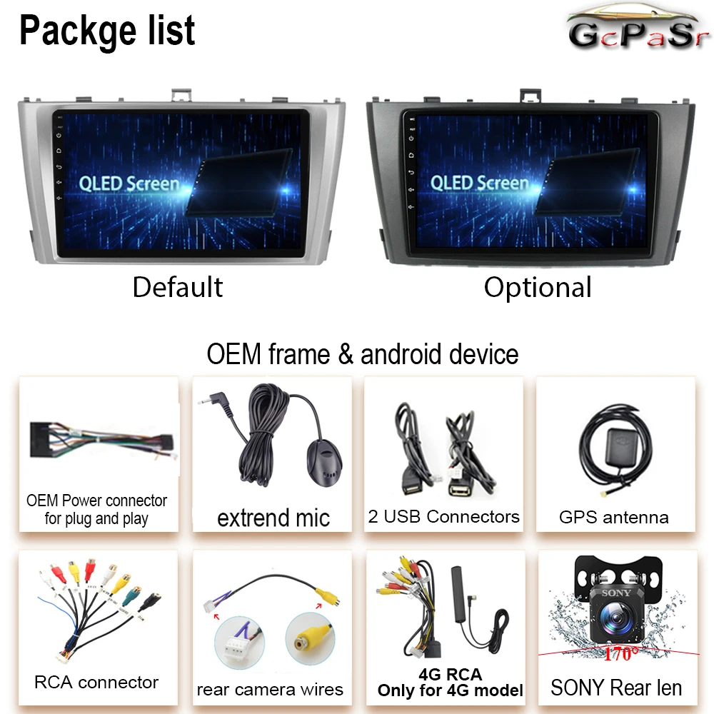 Qualcomm Android Carplay For Toyota Avensis 2009 - 2015 Car Radio Multimedia Video Player GPS Navigation Stereo Monitor 4G IPS
Qualcomm Android Carplay For Toyota Avensis 2009 - 2015 Car Radio Multimedia Video Player GPS Navigation Stereo Monitor 4G IPS
