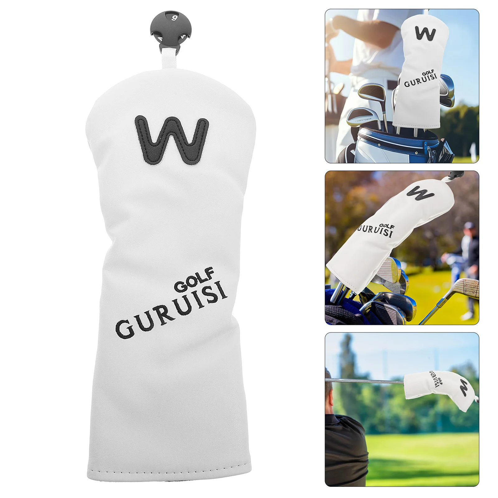 Golf Club Head Covers White Pu Protector For Driver Hybrid Irons Waterproof Travel Mens Golf Equipment Accessory
Golf Club Head Covers White Pu Protector For Driver Hybrid Irons Waterproof Travel Mens Golf Equipment Accessory