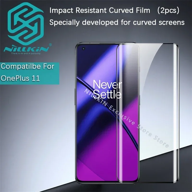 Nillkin For OnePlus 11 12 13/OnePlus 10 Pro film Impact Resistant Curved film Mobile screen protector film 2 pcs For 1+12 1+13
Nillkin For OnePlus 11 12 13/OnePlus 10 Pro film Impact Resistant Curved film Mobile screen protector film 2 pcs For 1+12 1+13