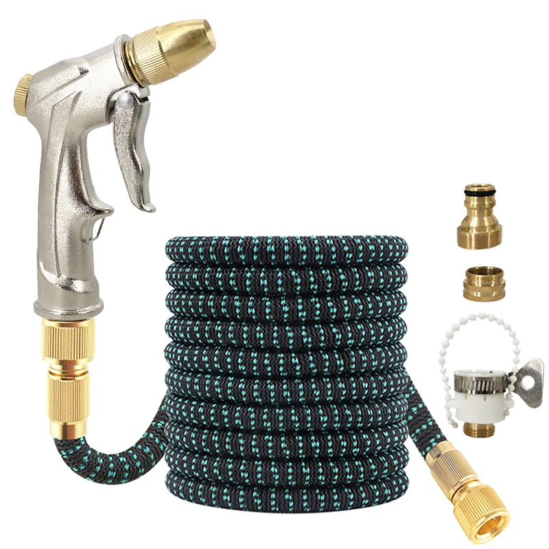 Expandable Garden Hose, High-Pressure Spray Gun, Quick Adapter, Multi-Purpose Water Pipe For Car Washing And Garden Watering
Expandable Garden Hose, High-Pressure Spray Gun, Quick Adapter, Multi-Purpose Water Pipe For Car Washing And Garden Watering