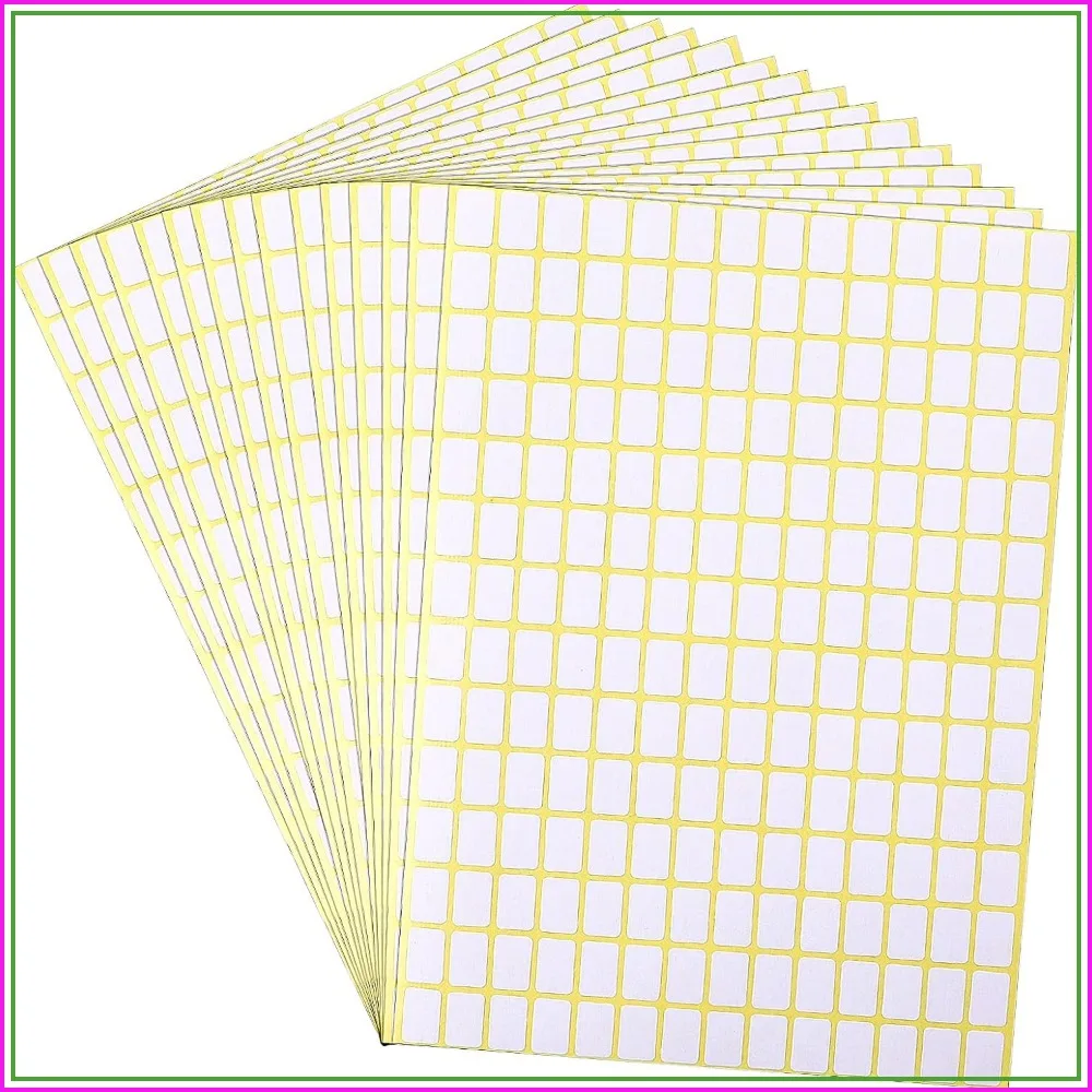 2940 Pcs Matte White Small Blank Labels Stickers, Removable Price Tags for Jars Boxes File Folders Envelopes School Office Kitchen (13 x 9 mm)
2940 Pcs Matte White Small Blank Labels Stickers, Removable Price Tags for Jars Boxes File Folders Envelopes School Office Kitchen (13 x 9 mm)