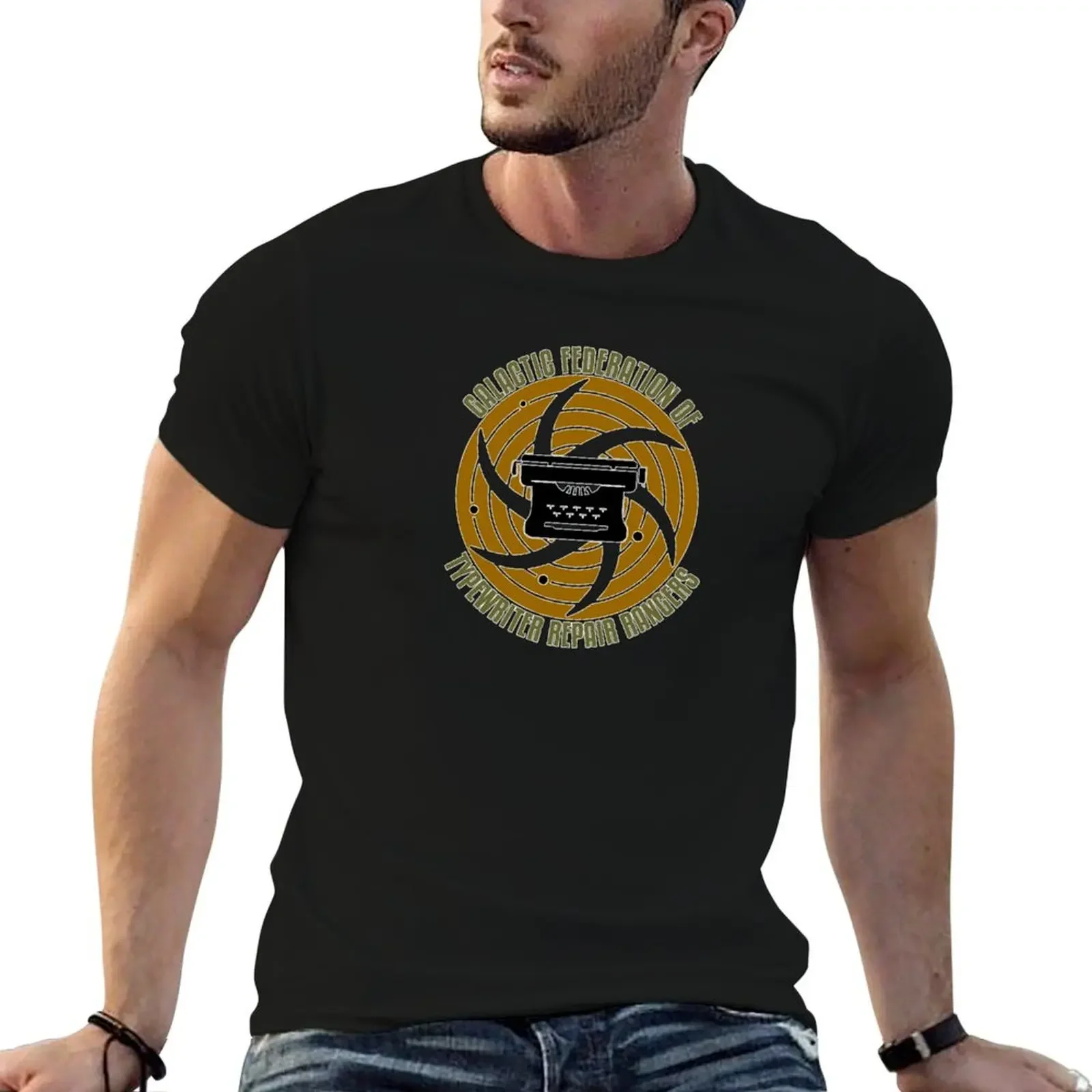 Galactic Federation of Typewriter Repair Rangers T-Shirt graphics man t shirt kawaii clothes plus size men clothing
Galactic Federation of Typewriter Repair Rangers T-Shirt graphics man t shirt kawaii clothes plus size men clothing