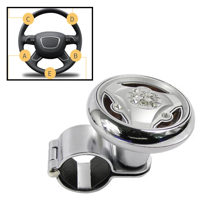 Universal Car Truck Rotary Steering Wheel Aid Power Handle Assister Spinner Booster Knob Ball New
Universal Car Truck Rotary Steering Wheel Aid Power Handle Assister Spinner Booster Knob Ball New