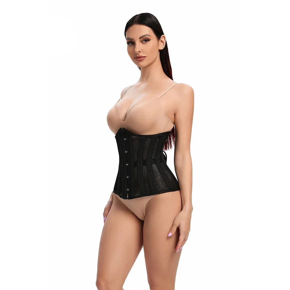 Корсет de taille respirant en maille ajourée, Нижнее белье Сексуальная amincissante, cintré en plasticque vloossé, Bustier gothique pour fe
Корсет de taille respirant en maille ajourée, Нижнее белье Сексуальная amincissante, cintré en plasticque vloossé, Bustier gothique pour fe